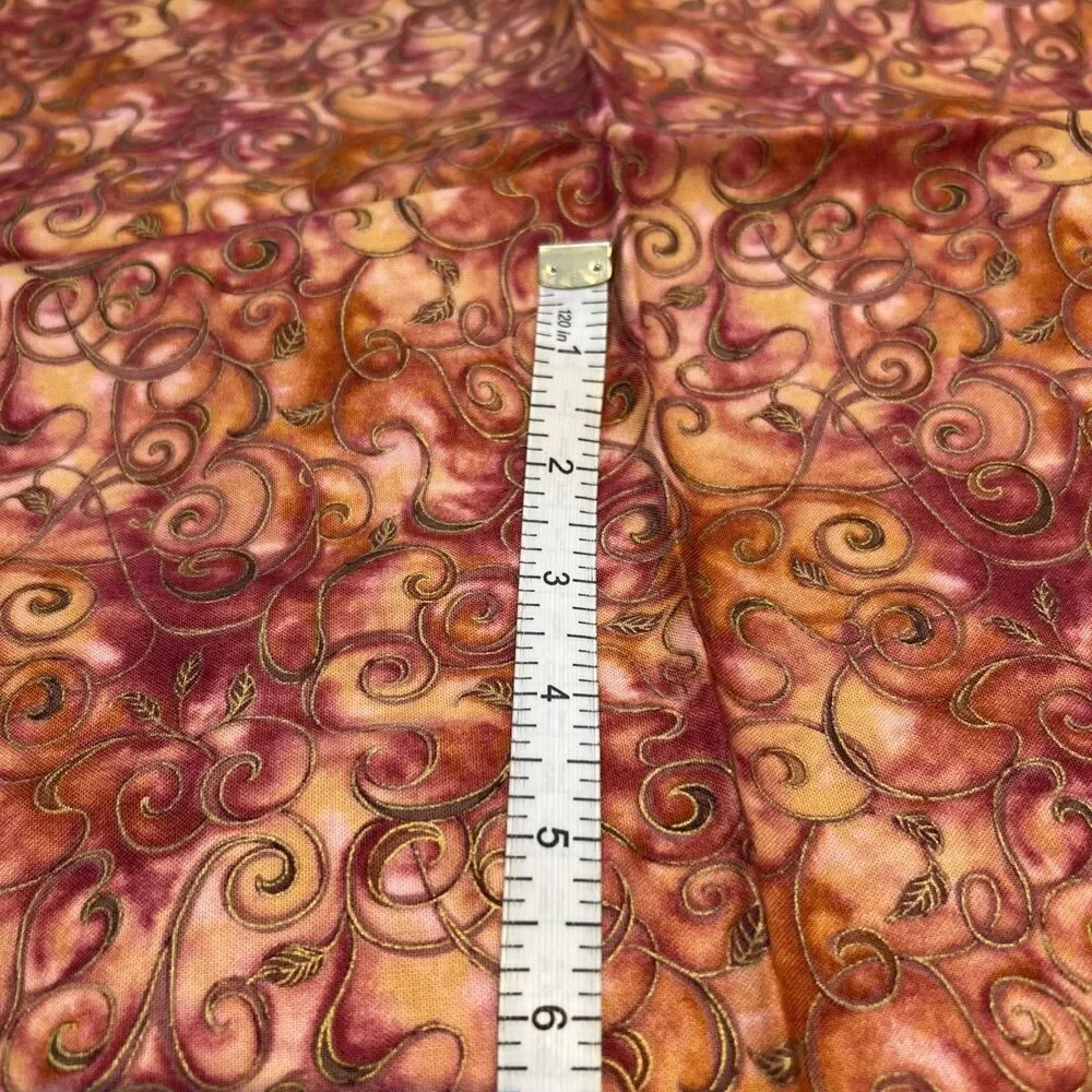 Batik Sunset Colors Fabric Lot Quilting Crafts Sewing Art Project Cotton 4 Pc